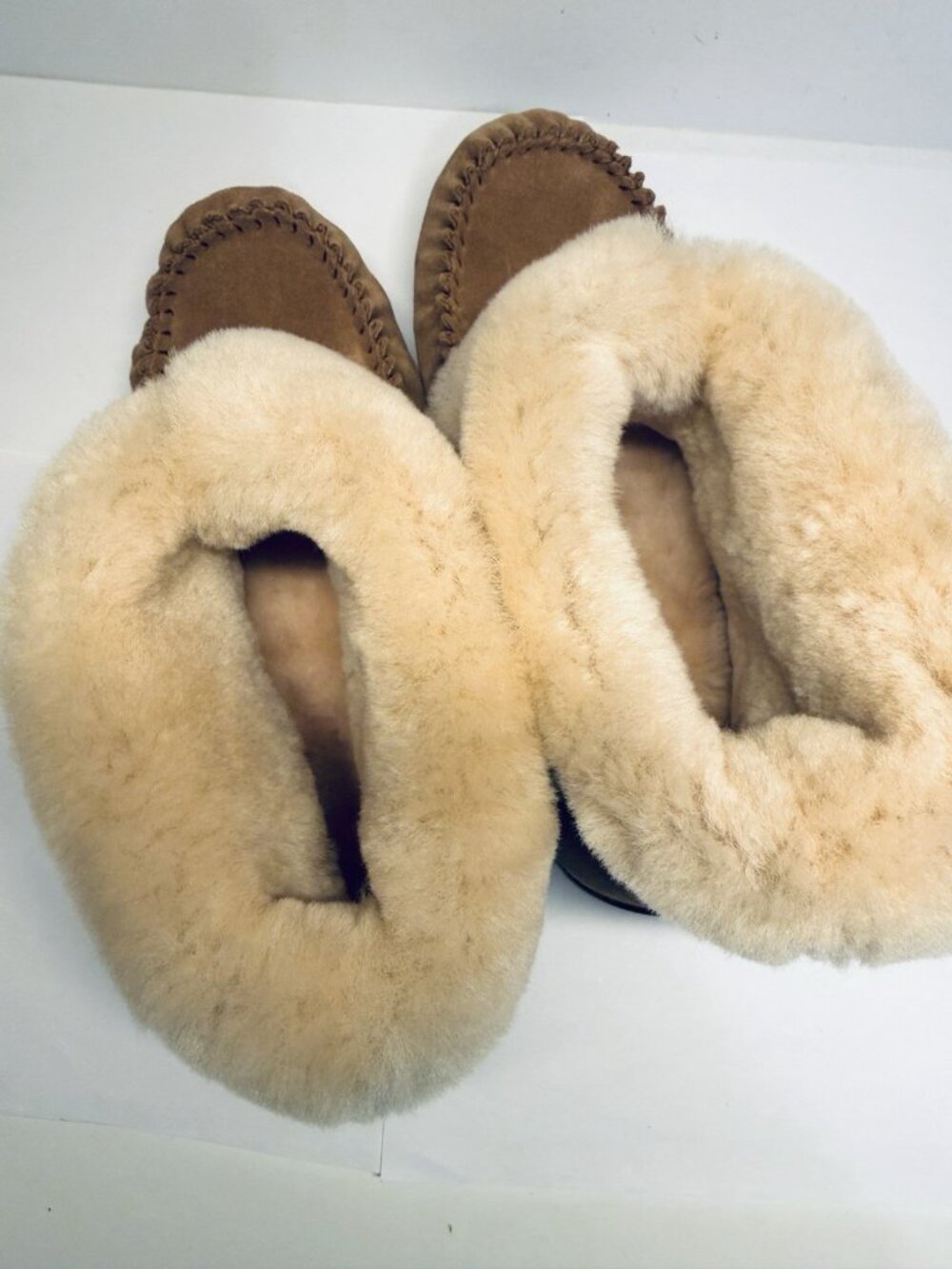 ABEO B.I.O. System Women's Whitby Tan Sheepskin Ankle Booties Sz 9 Slip-On - Picture 13 of 14